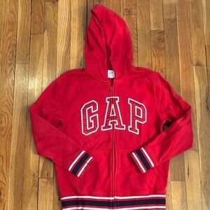 GAP Kids Vibrant Red Zip-Up Hoodie